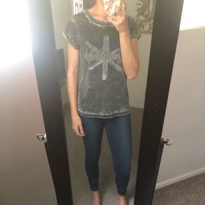 Distressed Band tee. Size medium. Worn once